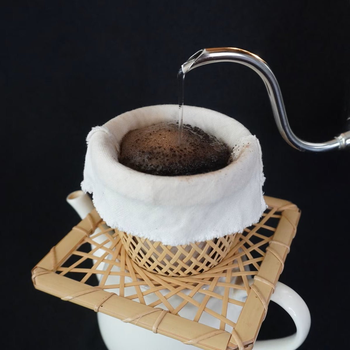 【てから工房×DRINK UP COFFEE】コーヒードリッパー＆ネルフィルターセット